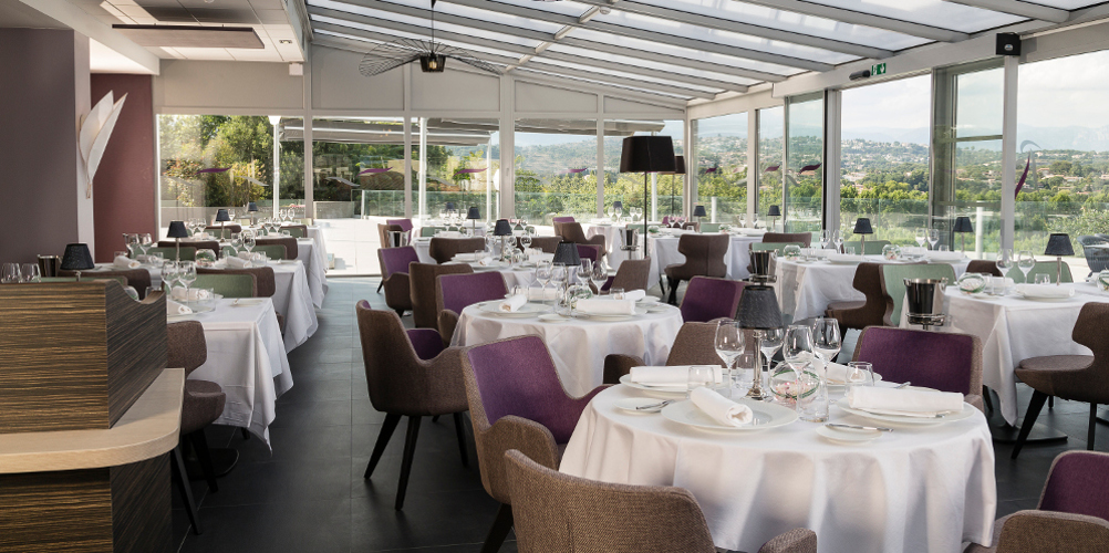 Aménagement restaurant hôtel thalazur baie des Anges Antibes