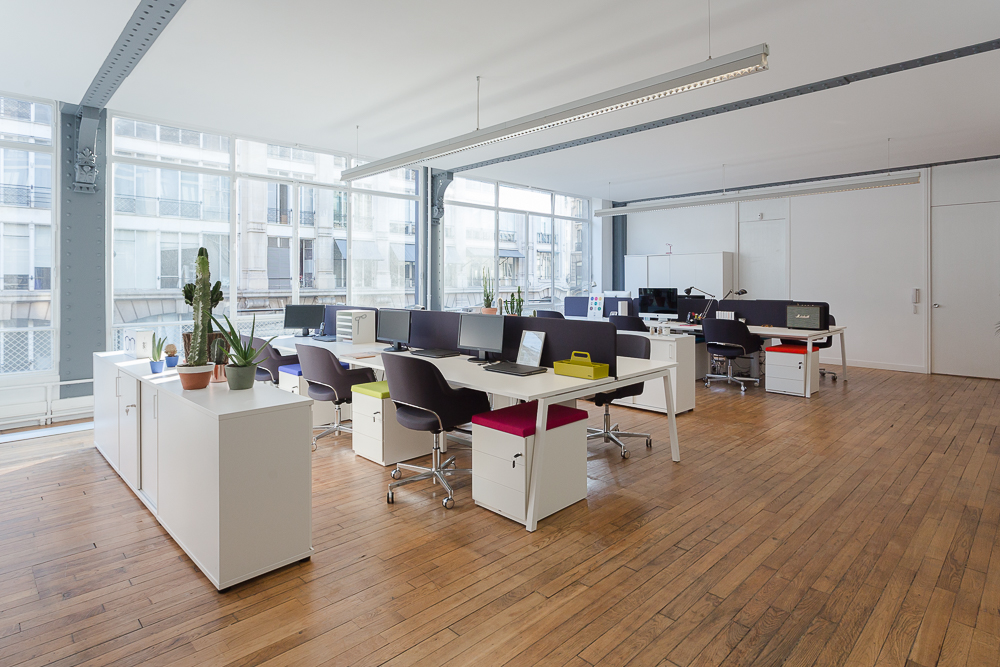 Bureaux en open space - Réalisation IZIPIZI - Paris