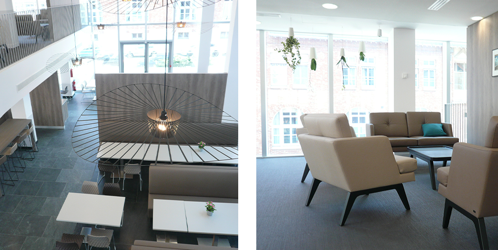 aménagement restaurant d'entreprises, mobilier RIE - Saegus, Neuilly sur Seine