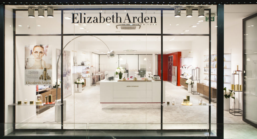 Aménagement d'une boutique - Réalisation ELISABETH ARDEN