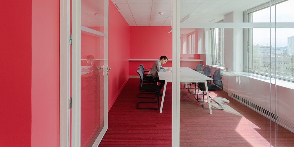 salle de réunion, solution acoustique, aménagement grande entreprise - PWC, La Défense