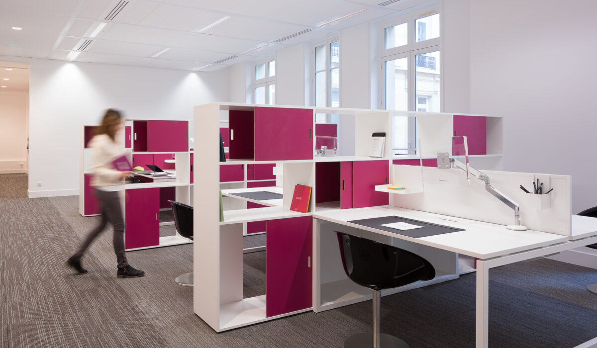 SWISS LIFE - Aménagement open space, bureau de direction, cafétéria salle de réunion - PARIS (75) (2)