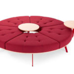 TRUE DESIGN ASSISE MILLEPIEDI CIRCULAR BENCH