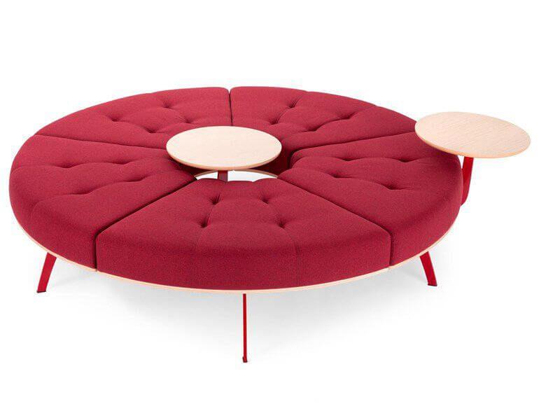 TRUE DESIGN ASSISE MILLEPIEDI CIRCULAR BENCH