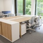 Bibliothéque Choice, Nova Wood, Caissons Narbutas, Sièges Worldchair Humanscale – DENTAL MONITORING (2)