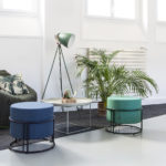 Fauteuil Barnaby, Pouf UP, Table basse Duke