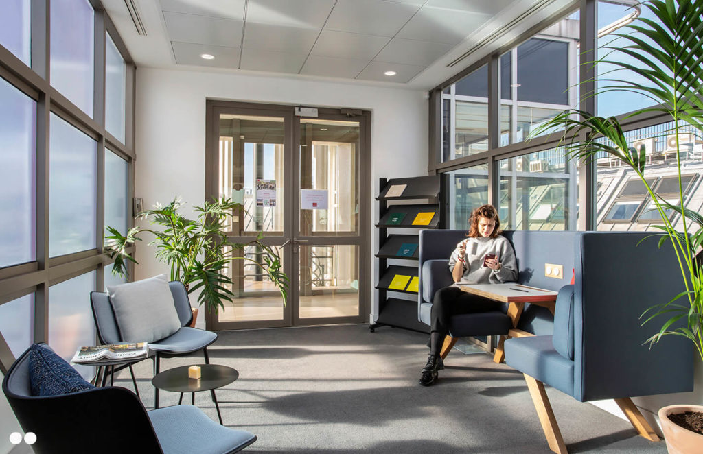 Aménagement espace de détente - Réalisation CUBIKS - Paris 8