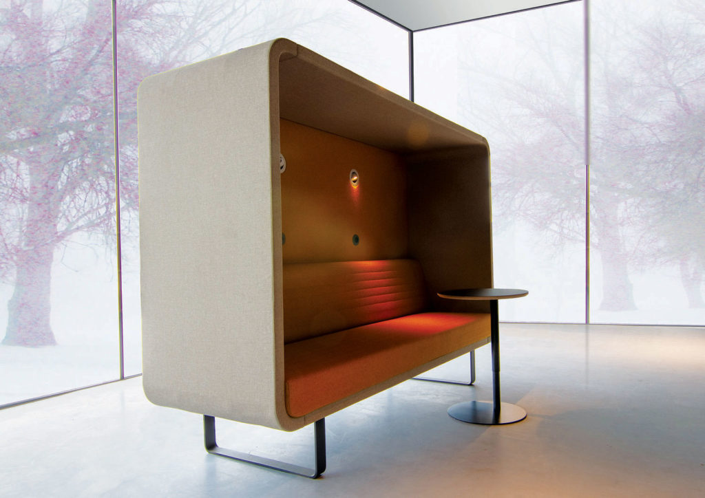 Cabine acoustique – CABIN SOFA – CONCEPTUAL FURNITURE