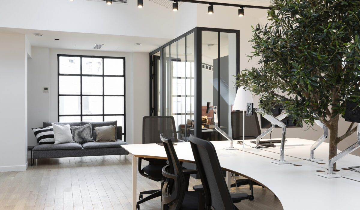 Des bureaux professionnel dans une décoration haussmannienne