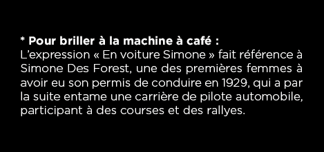 Histoire en voiture simone
