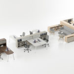 desks ROUND features task chairs SURF HQ (2)