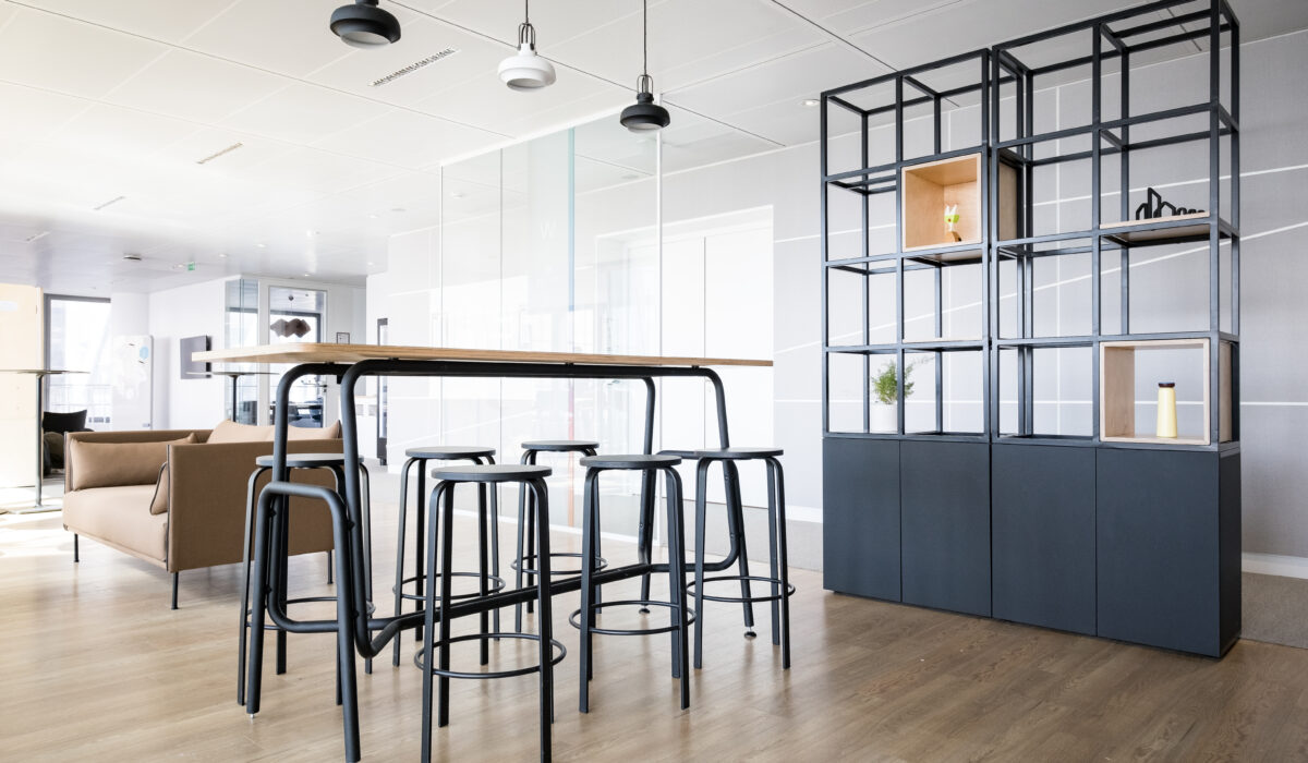 SAINT-GOBAIN - Aménagement d'espace collaboratif, cafétéria, zone d'accueil -  Hauts-de-Seine (92) (10)