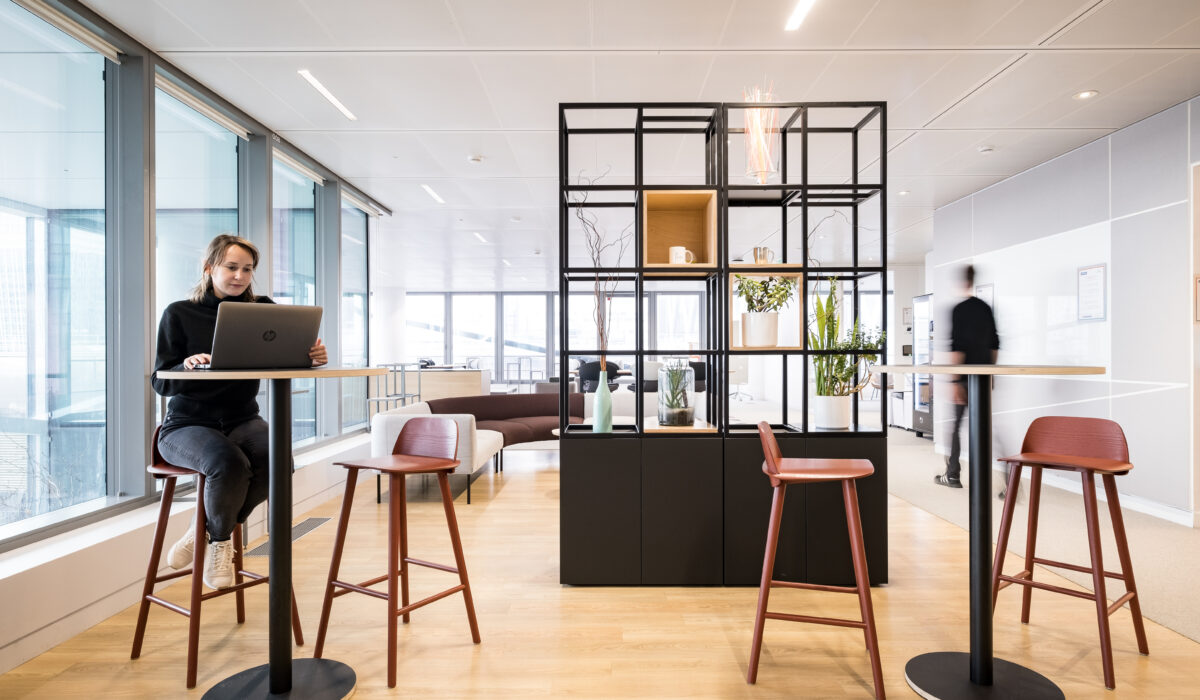 SAINT-GOBAIN - Aménagement d'espace collaboratif, cafétéria, zone d'accueil -  Hauts-de-Seine (92) (22)