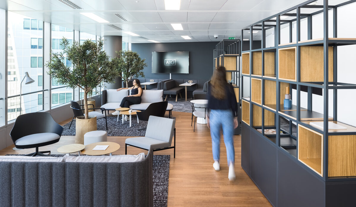 AIG - Aménagement des espaces en open-spaces, de détente et des salles de réunion - Hauts-de-Seine (92) (2)