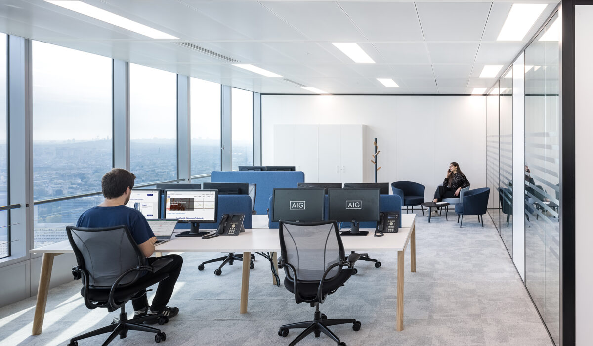 AIG - Aménagement des espaces en open-spaces, de détente et des salles de réunion - Hauts-de-Seine (92) (5)