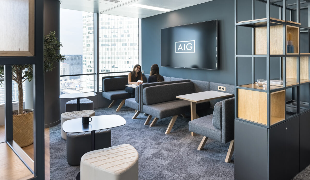 AIG - Aménagement des espaces en open-spaces, de détente et des salles de réunion - Hauts-de-Seine (92) (6)
