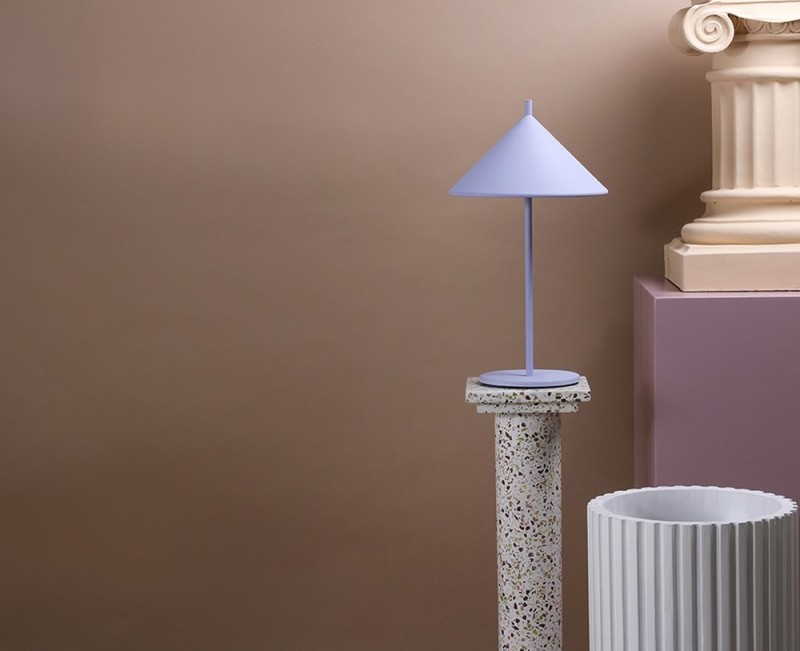 Lampe de table lila HKLIVING