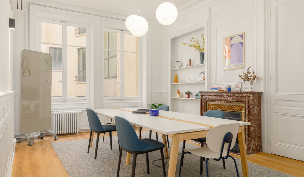 LYON - appartement espace de réunion grande table