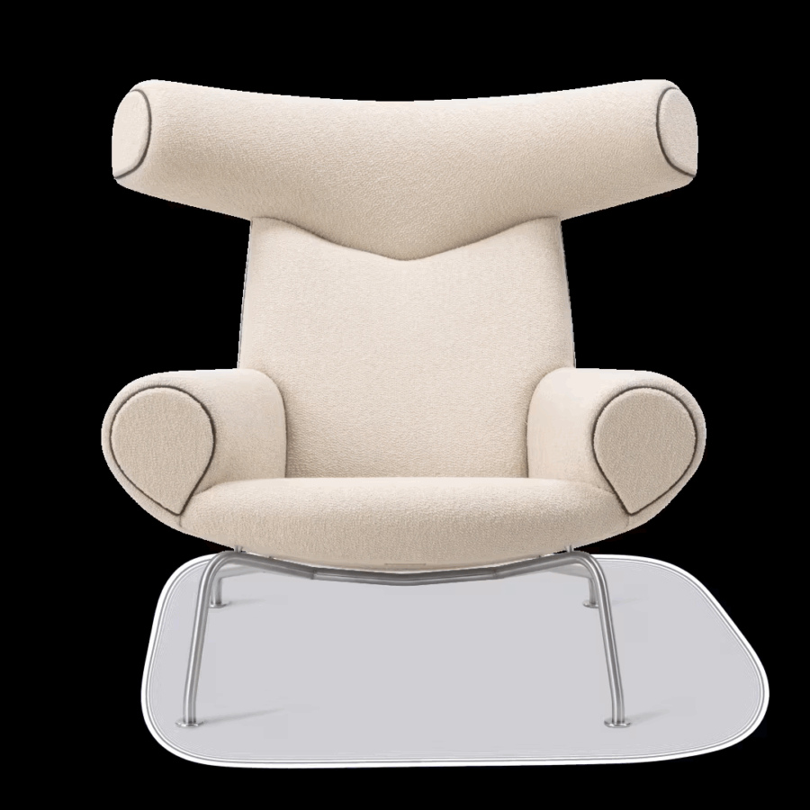 Fauteuil Ox Wegner - Fredericia, Mobilier tertiaire lounge & hospitality (5)
