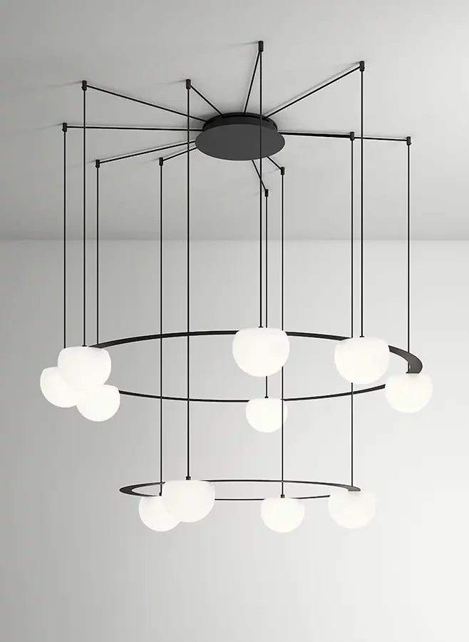 Suspension luminaire circ - estiluz, Luminaires design (4)