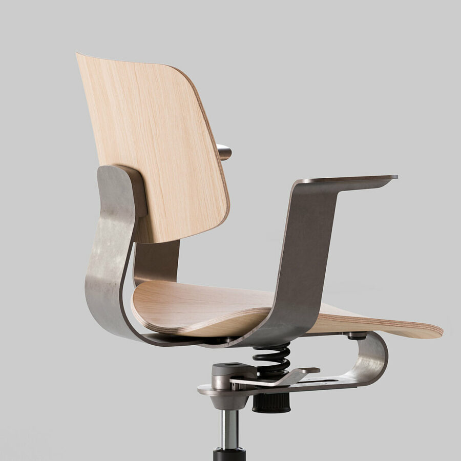 CHAISE  WILK 228/20 - WILKHAHN, Chaises & Fauteuils (2)