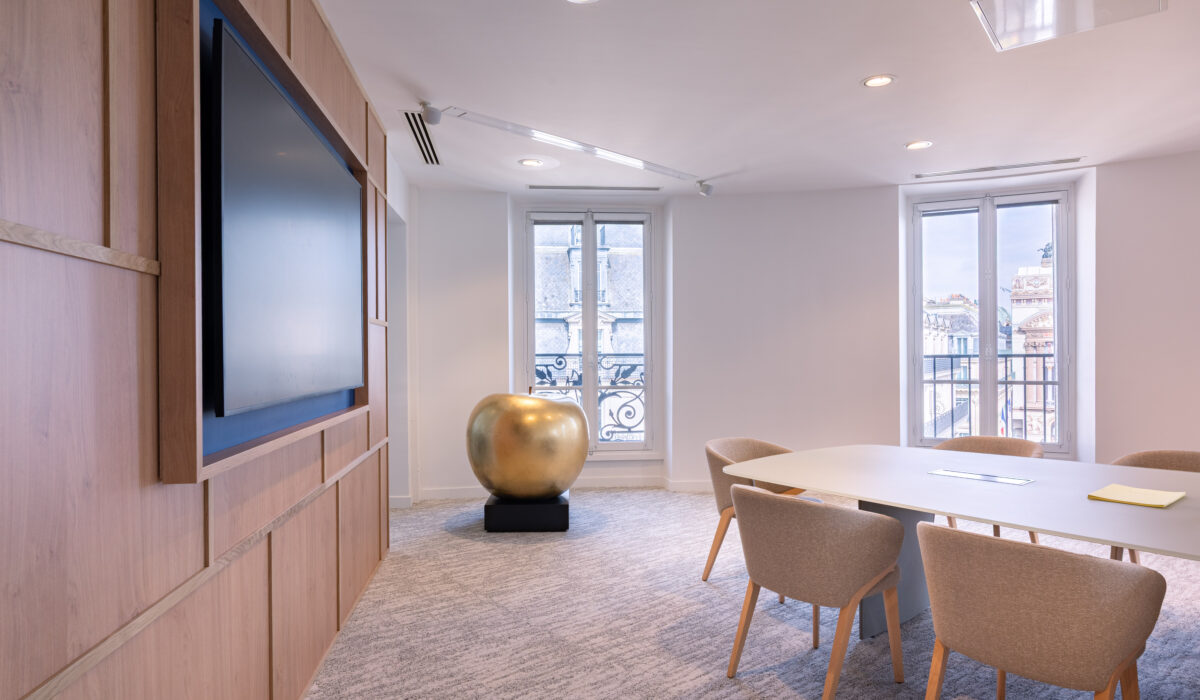 Acte II pour le cabinet d&rsquo;avocat parisien NOMOS - Bureaux de 800 m2 à Paris - Paris Opéra (1)