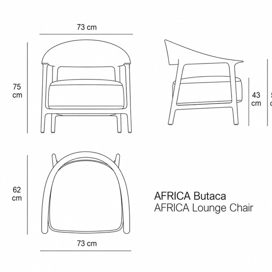 FAUTEUIL LOUNGE AFRICA - VONDOM, Mobilier Design Hôtel & Retail (6)