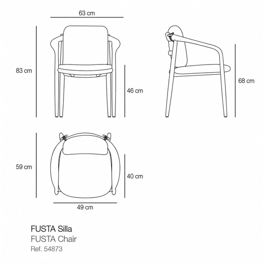 FAUTEUIL FUSTA - VONDOM, Mobilier Design Hôtel & Retail (4)