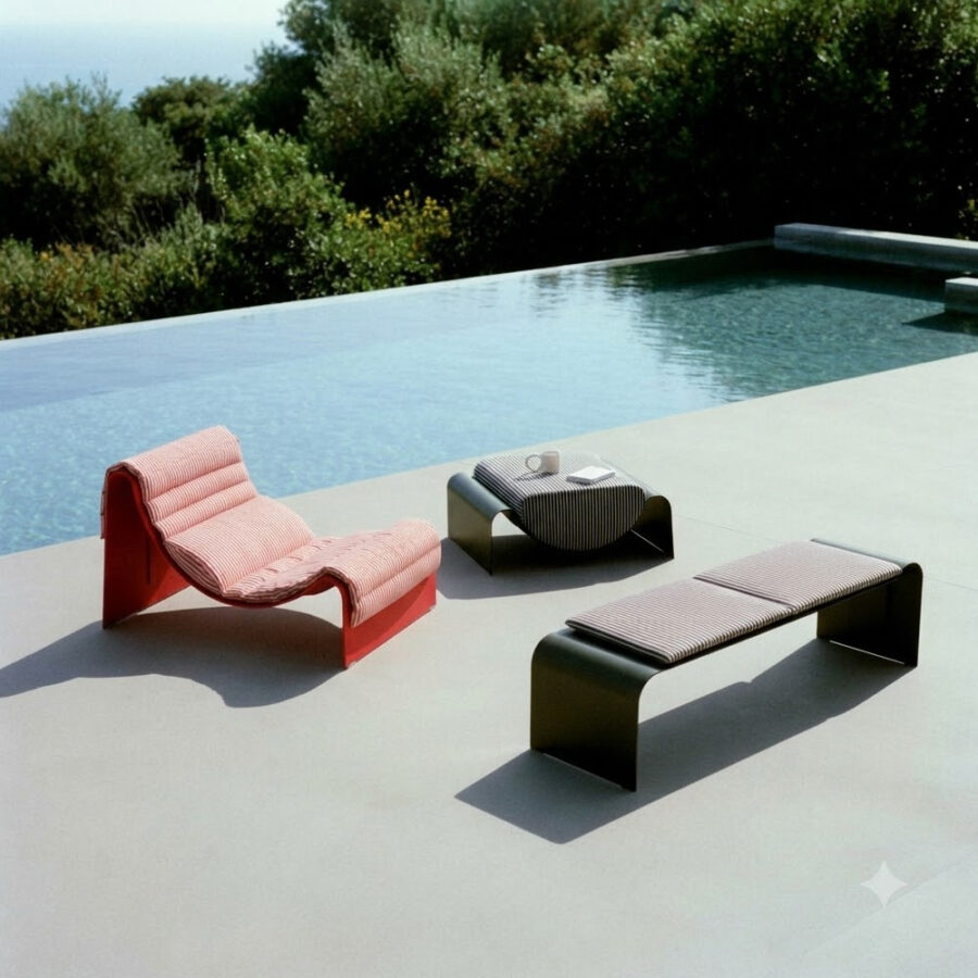 CHAISE LONGUE ECLIPSE PETITE FRITURE - PETITE FRITURE, Chaises & Fauteuils (2)