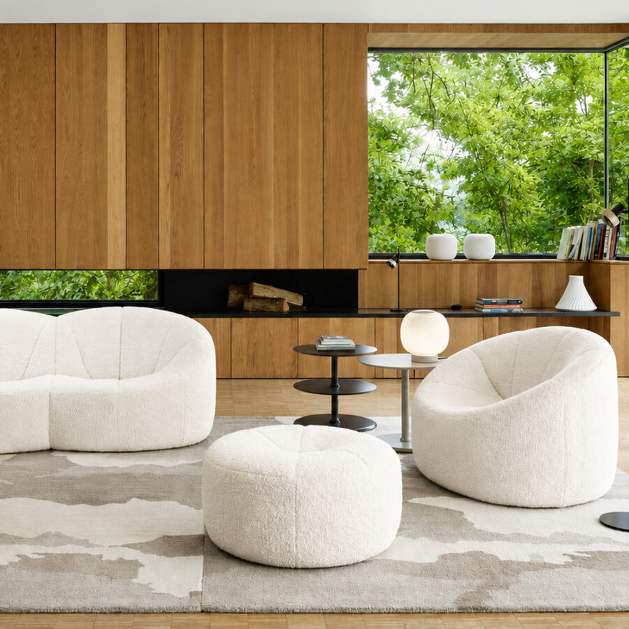 FAUTEUIL LOUNGE PUMPKIN PIERRE PAULIN - LIGNE ROSET, Chaises & Fauteuils (2)