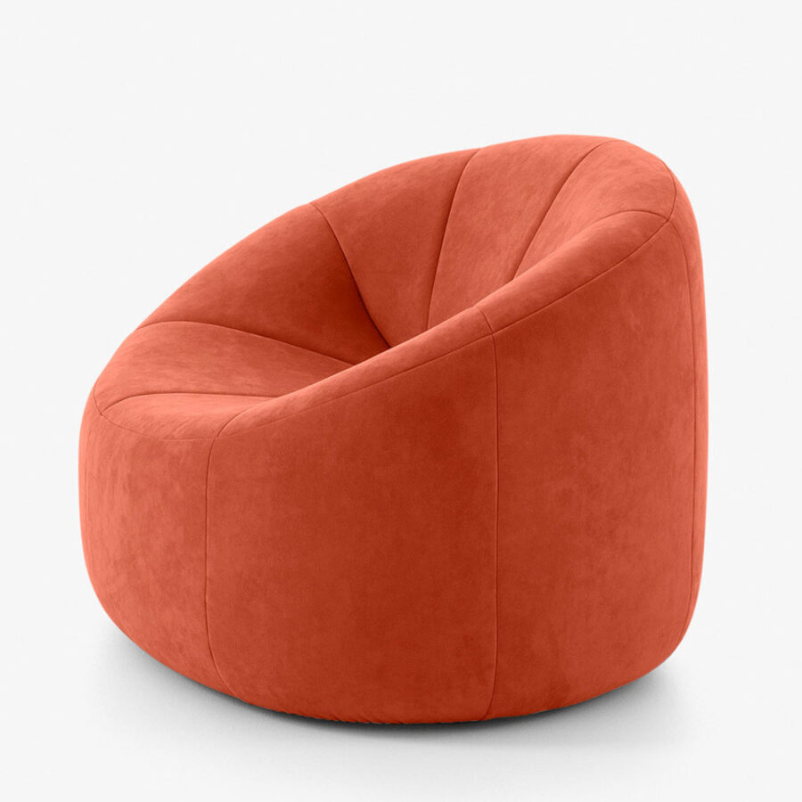FAUTEUIL LOUNGE PUMPKIN PIERRE PAULIN - LIGNE ROSET, Chaises & Fauteuils (4)