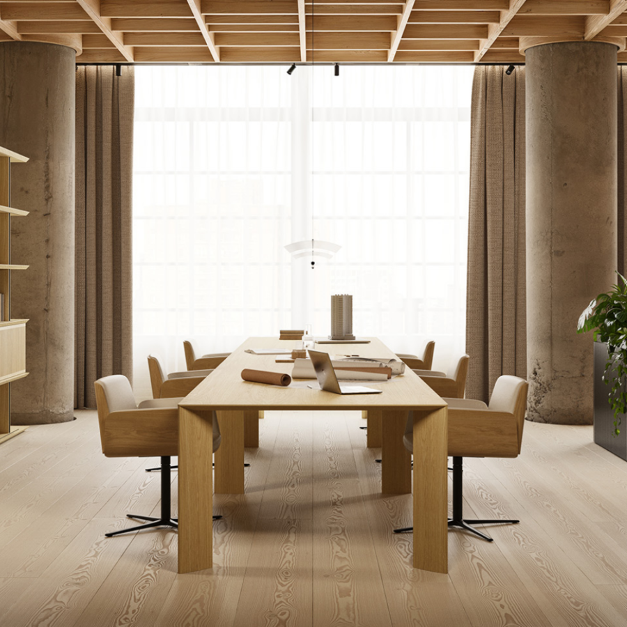TABLE DE REUNION VELASCA - PUNT, Mobilier Design Office, Bureaux, Flex Office (1)