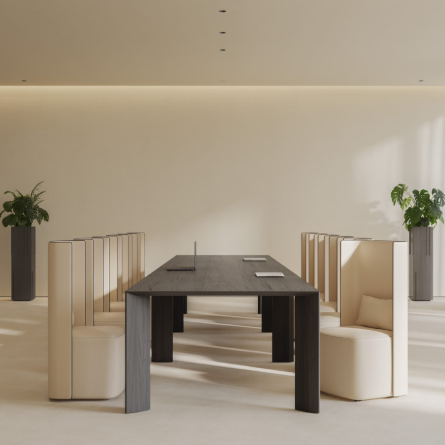 TABLE DE REUNION VELASCA - PUNT, Mobilier Design Office, Bureaux, Flex Office (5)